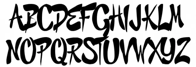 GRAFFITI CHEECKS STYLE - URBAN Schriftart Groß