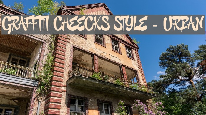 GRAFFITI CHEECKS STYLE - URBAN Example 2