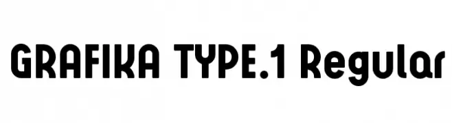 GRAFIKA TYPE.1 Regular  Fuentes Gratis Descargar