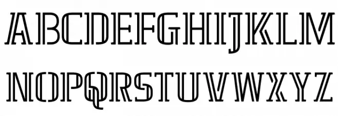 GRAFIKA TYPE.2 2 LINE Fonte MAIÚSCULAS