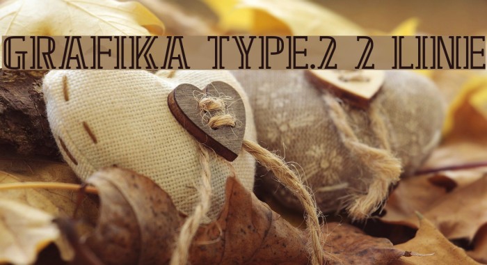 GRAFIKA TYPE.2 2 LINE Font examples