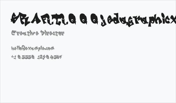 GRAFITI---jedagraphicx Business Card