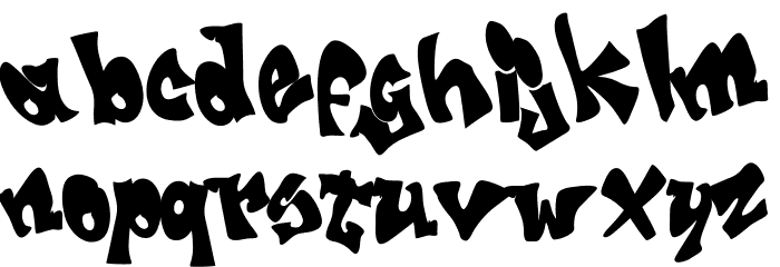 GRAFITI---jedagraphicx Font LOWERCASE