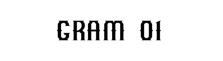 GRAM 01  免费字体下载