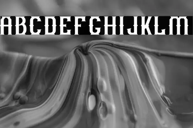 GRAM 01 Font examples