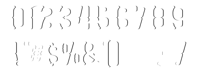 GRAM 02 Font OTHER CHARS