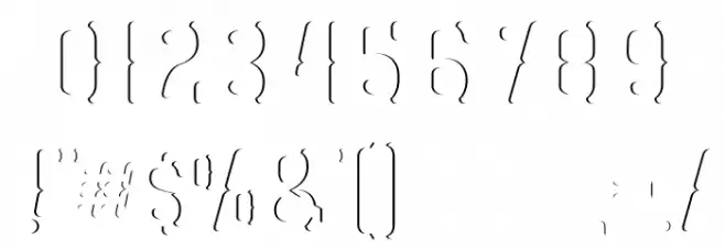 GRAM 03 Font OTHER CHARS