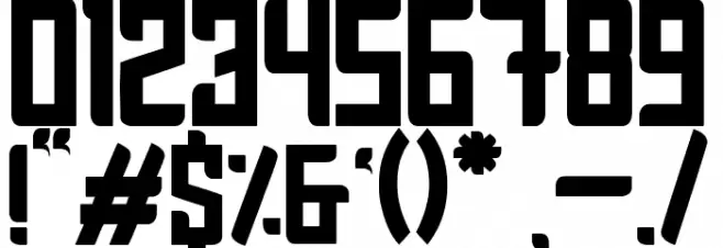 GRAMES Font OTHER CHARS