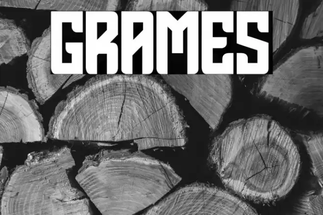 GRAMES Font examples