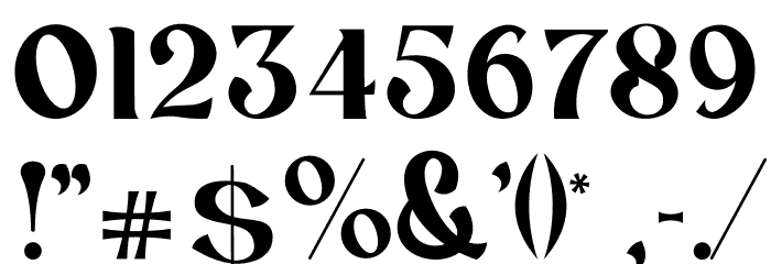 GRAND DUKE Font OTHER CHARS
