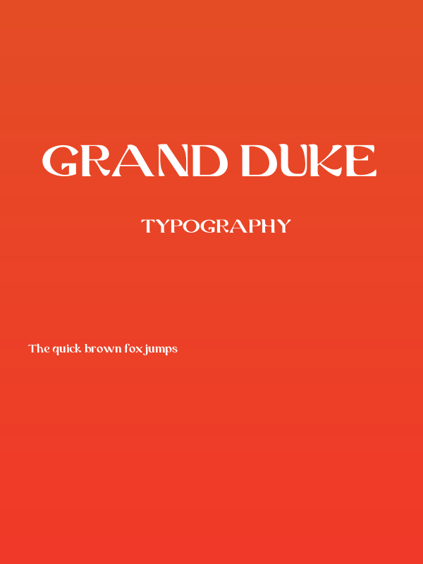 GRAND DUKE Poster