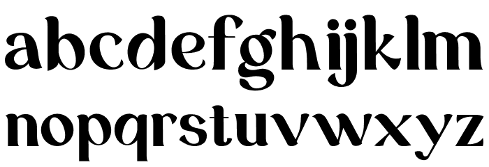 GRAND DUKE Font LOWERCASE