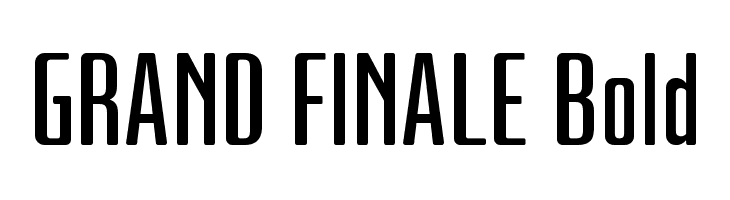 GRAND FINALE Bold  免费字体下载