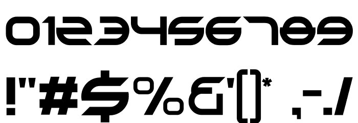 GRAND GALAXY Font OTHER CHARS