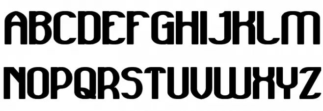 GRAND PRIX Bold Font Litere mari