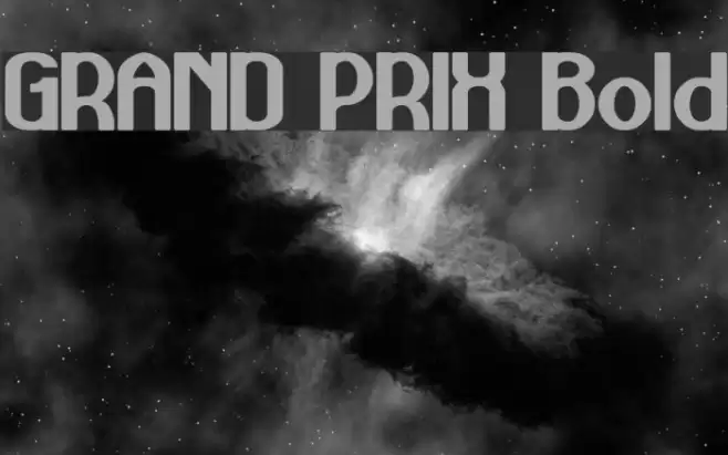 GRAND PRIX Bold Font examples