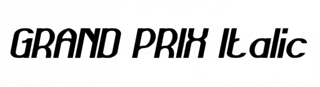 GRAND PRIX Italic  لخطوط تنزيل