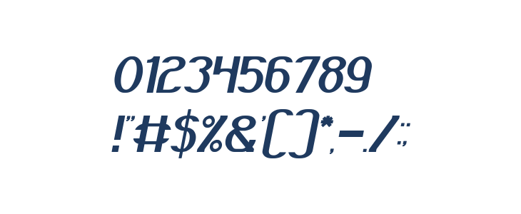 GRAND PRIX Italic Other Characters