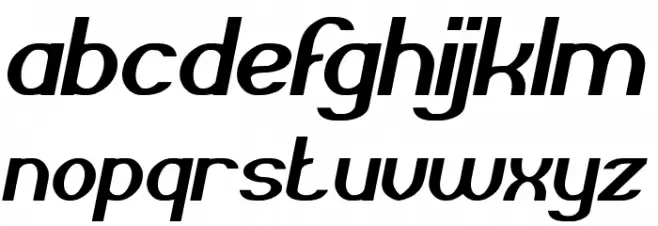GRAND PRIX Italic Schriftart Kleinbuchstaben
