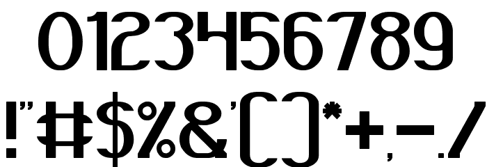 GRAND PRIX Font OTHER CHARS