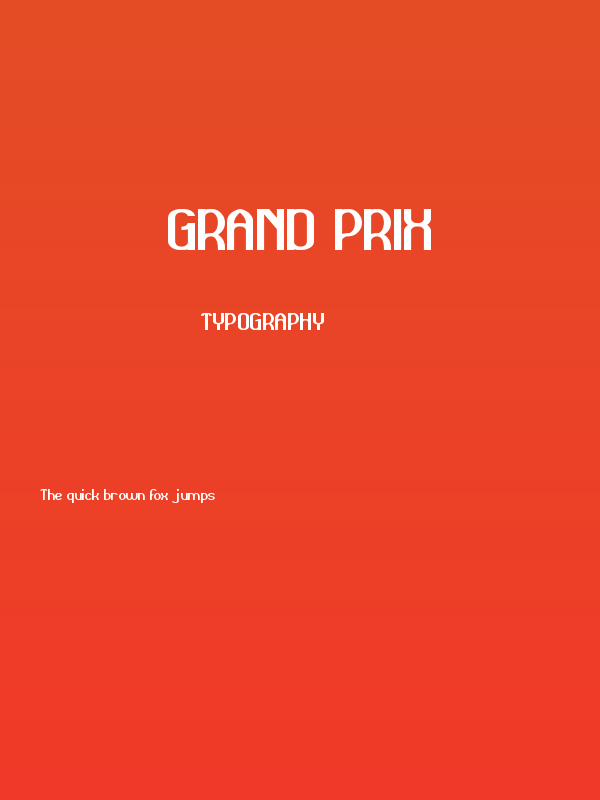 GRAND PRIX Poster