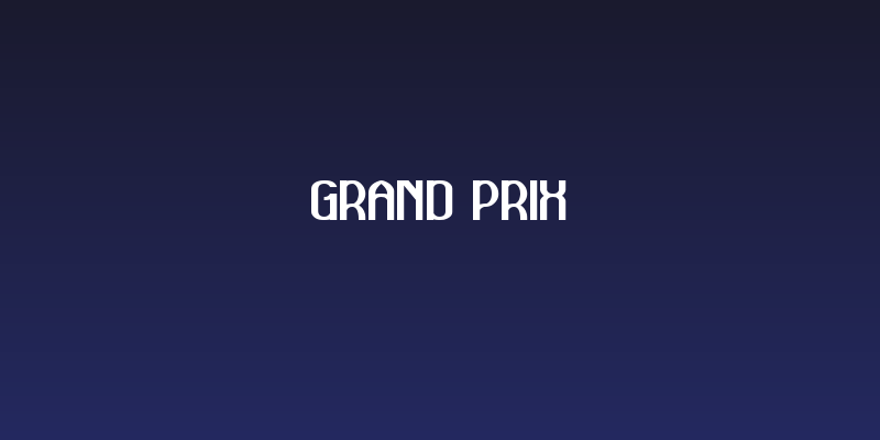 GRAND PRIX Social Header