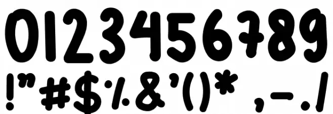 GRANDFONT Font OTHER CHARS