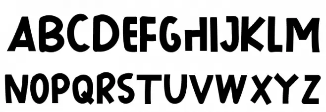 GRANDFONT Fonte MAIÚSCULAS