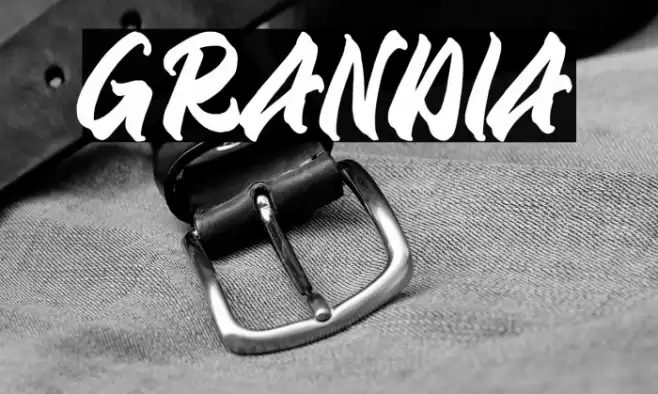 GRANDIA Font examples