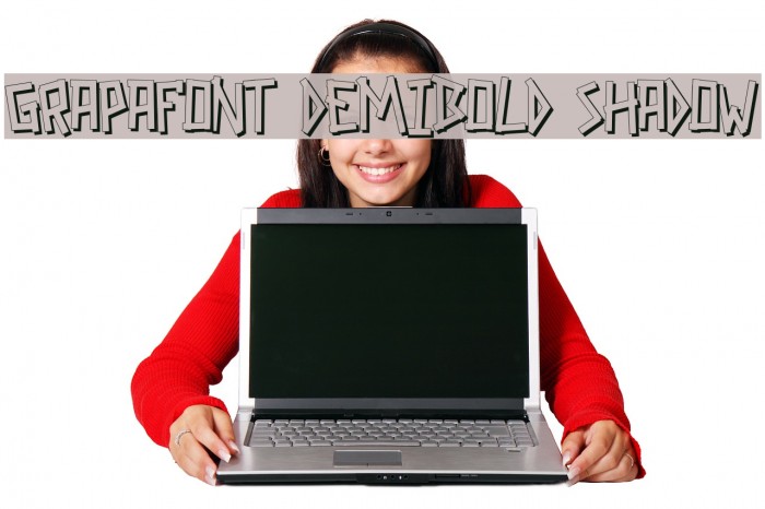 GRAPAFONT DemiBold shadow Example 1