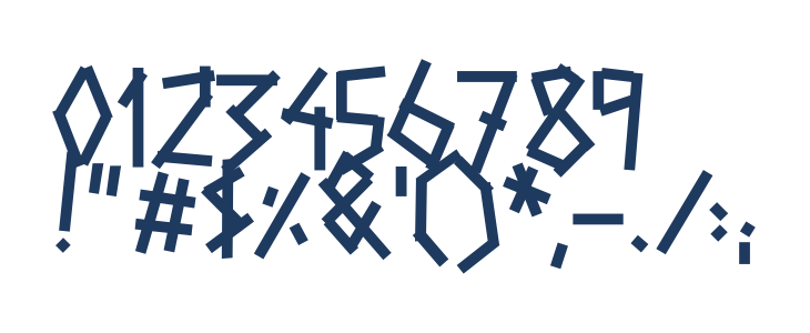 GRAPAFONT DemiBold Other Characters