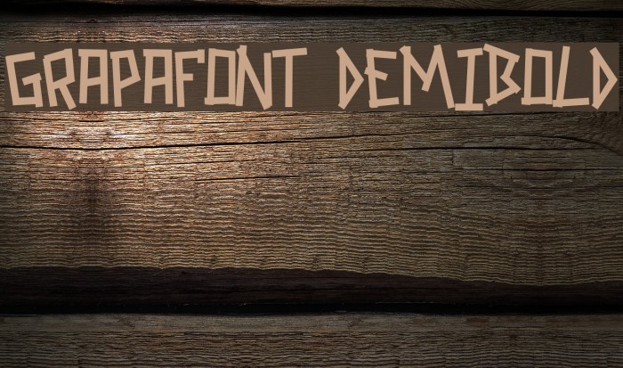 GRAPAFONT DemiBold Example 2