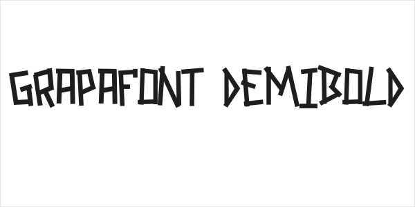 GRAPAFONT DemiBold Logo