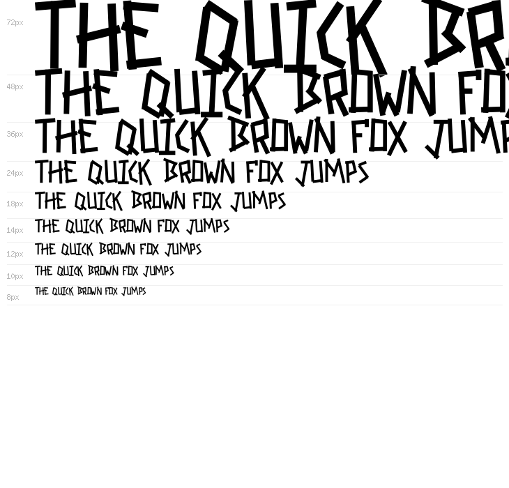 GRAPAFONT DemiBold Waterfall