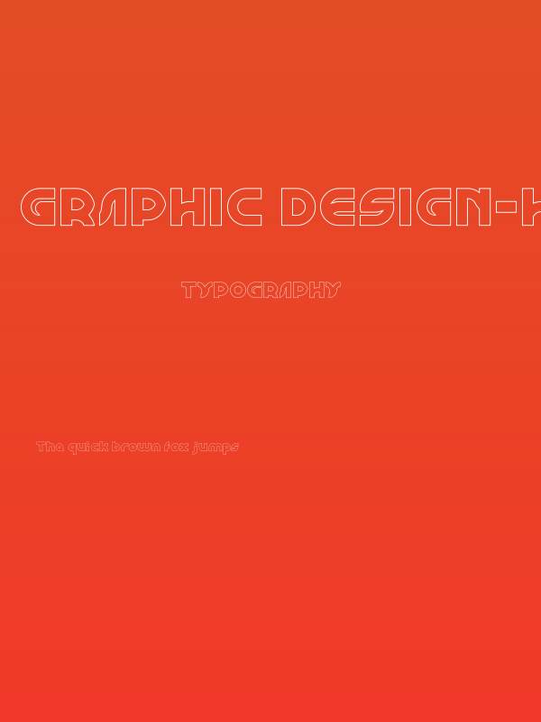 GRAPHIC DESIGN-Hollow Poster