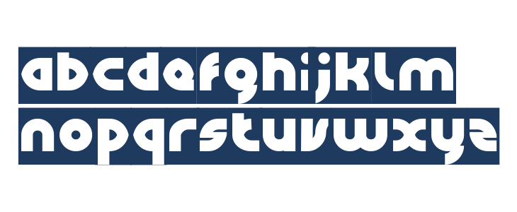 GRAPHIC DESIGN-Inverse Lowercase