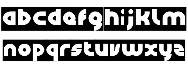GRAPHIC DESIGN-Inverse Fonte MINÚSCULAS