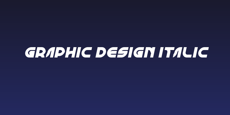 GRAPHIC DESIGN Italic Social Header