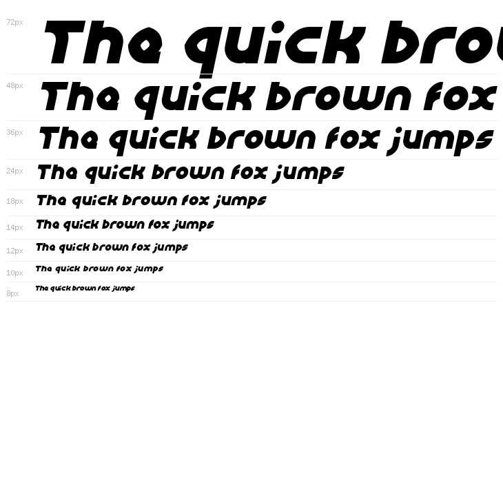 GRAPHIC DESIGN Italic Waterfall