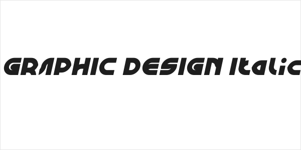 GRAPHIC DESIGN Italic Logo