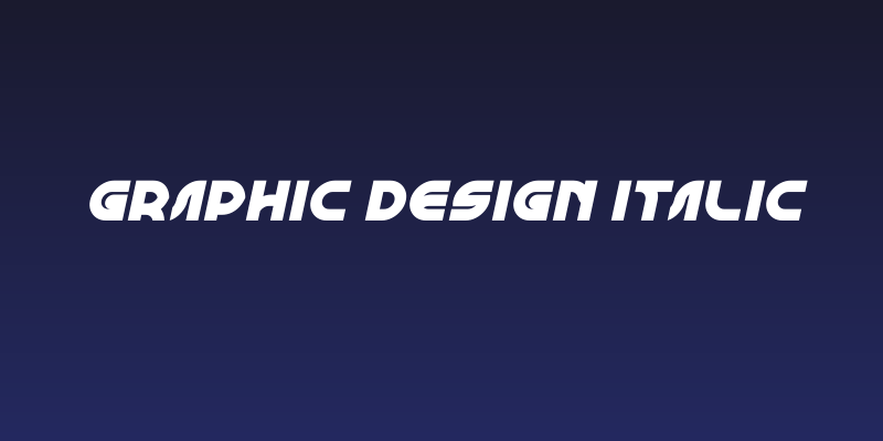 GRAPHIC DESIGN Italic Social Header