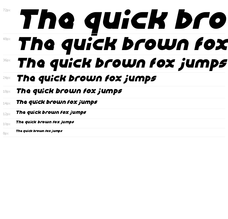 GRAPHIC DESIGN Italic Waterfall