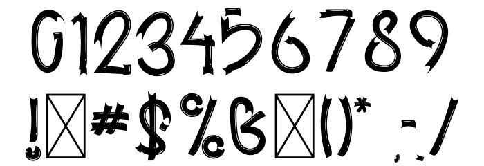 GRAPHIC PLANT Font OTHER CHARS