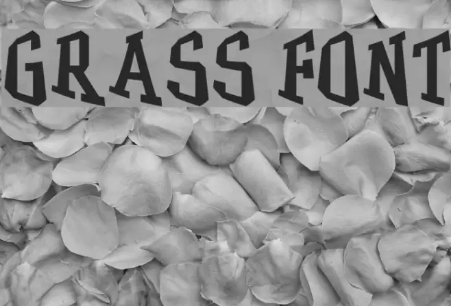 GRASS Font examples