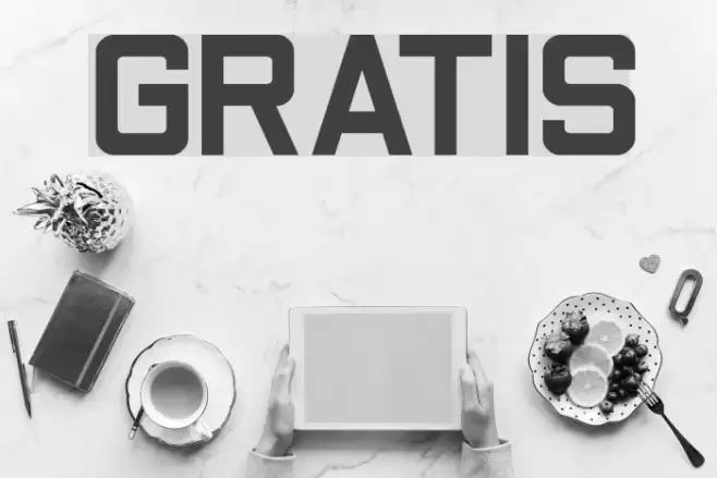 GRATIS Font examples