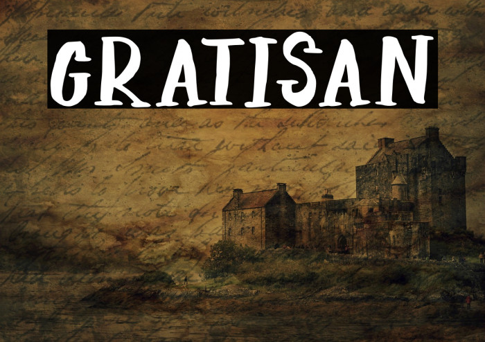 GRATISAN Font examples