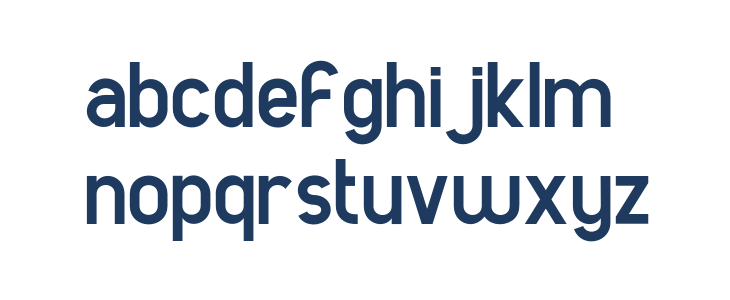 GRATYSANSRegular Lowercase