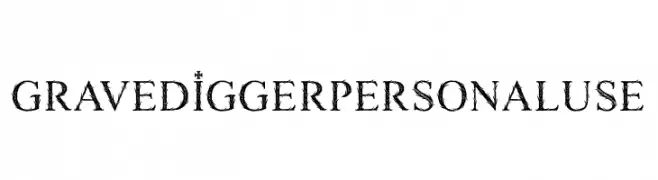 GRAVEDIGGER PERSONAL USE  Fuentes Gratis Descargar