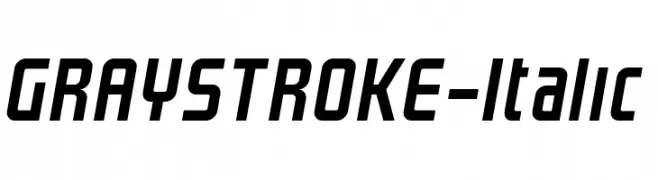 GRAYSTROKE-Italic  Fuentes Gratis Descargar