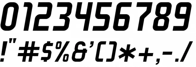 GRAYSTROKE-Italic Font OTHER CHARS